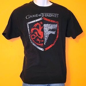 HBO GOT Black Graphic T-shirt